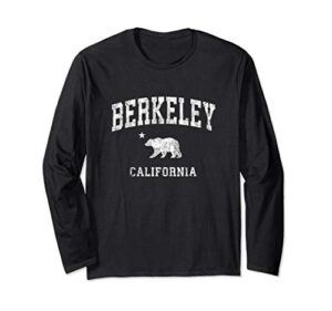 berkeley california ca vintage distressed sports design long sleeve t-shirt