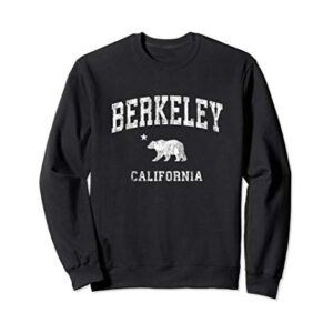 Berkeley California CA Vintage Distressed Sports Design Sweatshirt