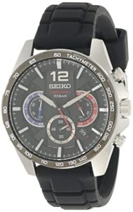 seiko quartz watch ssb347p1 - rubber gents quartz chronograph