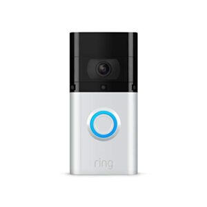 ring video doorbell 3 plus – enhanced wifi, improved motion detection, 4-second video previews, easy installation