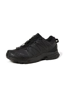 salomon xa pro 3d v8 gore-tex trail running shoes for men, black/black/black, 9