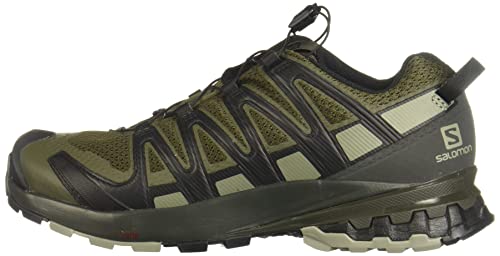 Salomon XA PRO 3D v8 Trail Running Shoes for Men, Grape Leaf/Peat/Shadow, 10