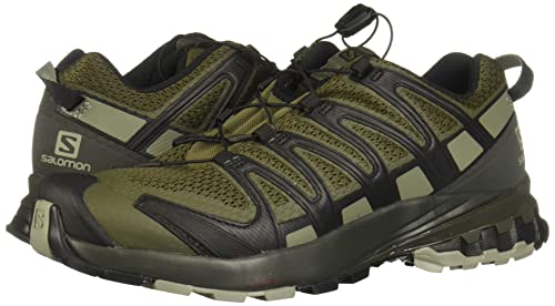 Salomon XA PRO 3D v8 Trail Running Shoes for Men, Grape Leaf/Peat/Shadow, 10