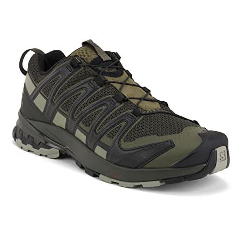 Salomon XA PRO 3D v8 Trail Running Shoes for Men, Grape Leaf/Peat/Shadow, 10