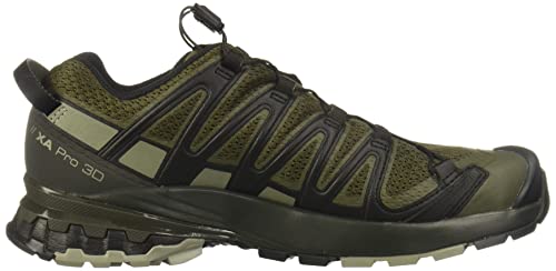 Salomon XA PRO 3D v8 Trail Running Shoes for Men, Grape Leaf/Peat/Shadow, 10