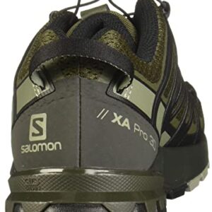 Salomon XA PRO 3D v8 Trail Running Shoes for Men, Grape Leaf/Peat/Shadow, 10