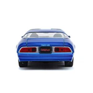 Jada Toys Hollywood Rides It Chapter Two Pennywise & Henry Bower's Pontiac Firebird, 1: 24 Blue Die-Cast Vehicle with 2.75" Die-Cast Figure