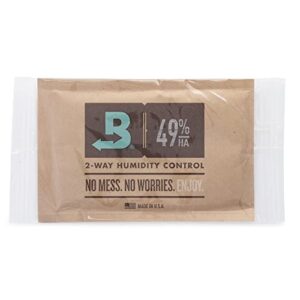 boveda high-absorbency 49% two-way humidity control pack for music instruments in extreme humidity – single – size 40 – prevents warping & cracking of wooden instruments – individually wrapped