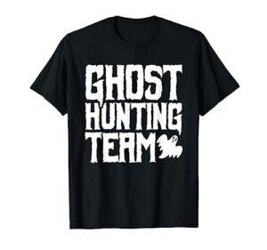 paranormal investigator ghost hunting team t-shirt