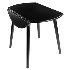 Winsome Moreno Dining Table, Black 35.43x35.43x28.94