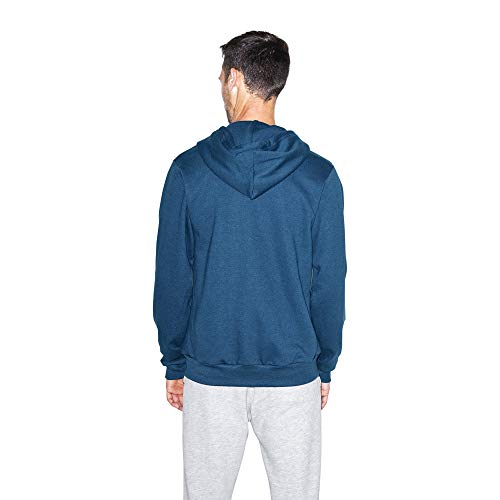 American Apparel Men's Flex Fleece Long Sleeve Zip Hoodie, Sea Blue, 2X-Large