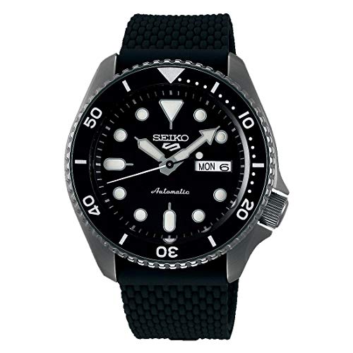 SEIKO Men's Analogue Automatic Watch with Silicone Strap SRPD65K2