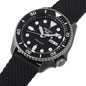 SEIKO Men's Analogue Automatic Watch with Silicone Strap SRPD65K2