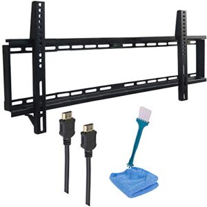 TCL 55R625 55-inch 6-Series 4K QLED UHD HDR Roku Smart TV Bundle with 37-70-inch Low Profile Wall Mount Kit, Deco Gear Wireless Keyboard and 6-Outlet Surge Adapter with Night Light