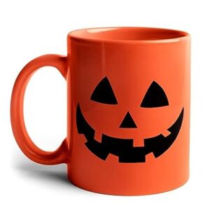 Tstars Jack O Lantern Cup Halloween Pumpkin Face Coffee Mugs 11 Oz. Orange