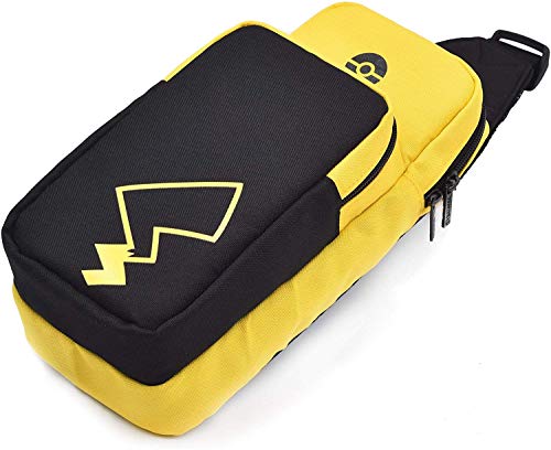 Nintendo Switch Adventure Pack (Pikachu Edition) Travel Bag by HORI - Officially Licensed by Nintendo & Pokemon