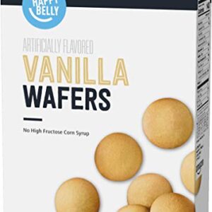 Amazon Brand - Happy Belly Vanilla Wafers, 12 Ounce