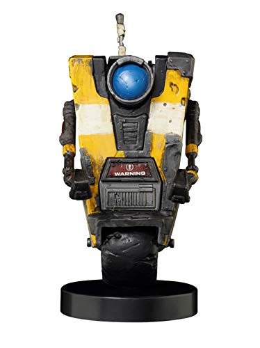 Exquisite Gaming: Borderlands 3: Claptrap - Original Mobile Phone & Gaming Controller Holder, Device Stand, Cable Guys, Gearbox Licensed Figure