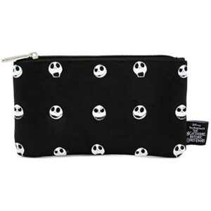 loungefly nightmare before christmas jack head nylon pouch