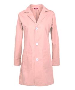 tailor's women's lab coat pale pink