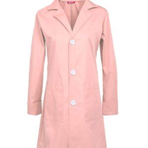 TAILOR'S Women's Lab Coat Pale Pink