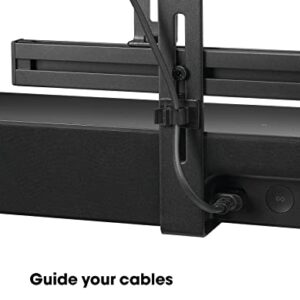 Vogel's SOUND 3550 soundbar mount | Also fits Bose Soundbar 500/700 | Sonos Arc/Beam/Playbar | Samsung | Sony | LG and JBL | mount for VESA 100 to 600 | Black | Max. 14.3 lbs (6,5 kg)