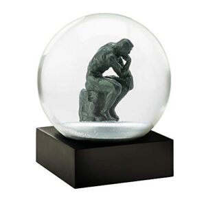 coolsnowglobes thinker snow globe