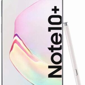 SAMSUNG Galaxy Note 10+ Plus (256GB, 12GB) 6.8" QHD+ AMOLED, Snapdragon 855, 4300mAh Battery, 4G LTE Fully Unlocked (T-Mobile, Verizon, Global) N975U1 US Model (w/Wireless Charger Pad, White)