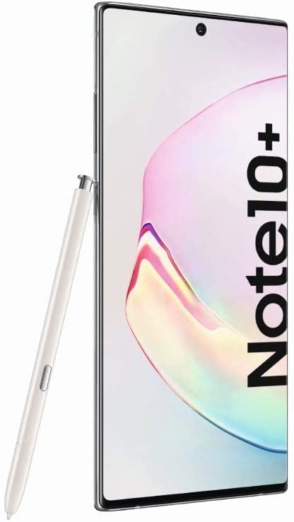 SAMSUNG Galaxy Note 10+ Plus (256GB, 12GB) 6.8" QHD+ AMOLED, Snapdragon 855, 4300mAh Battery, 4G LTE Fully Unlocked (T-Mobile, Verizon, Global) N975U1 US Model (w/Wireless Charger Pad, White)