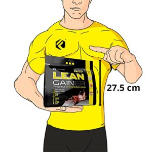 FORZAGEN Lean Muscle Mass Gainer Protein Powder Chocolate Flavored, High Calorie Protein Powder Mass Weight Gainer for Men & Women, Proteinas para Aumentar Masa Muscular para Hombre y Mujer, 12 Pounds