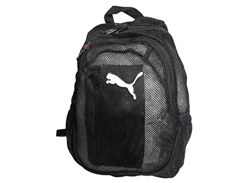 Puma Unite Mesh Backpack - Black, Large (18" x 12" x 6")