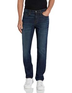 amazon essentials men's comfort stretch straight slim-fit jean (previously goodthreads), dark blue vintage, 32w x 28l