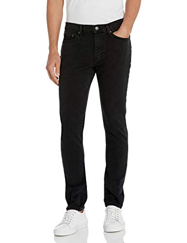 Amazon Essentials Men's Skinny-Fit Stretch Jean, Washed Black, 40W x 34L