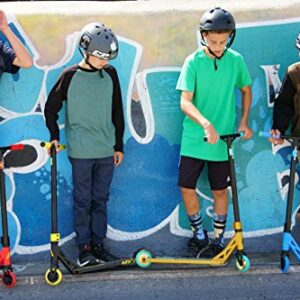 ARCADE Pro Scooters - Stunt Scooter for Kids 8 Years and Up - Perfect for Beginners Boys and Girls - Best Trick Scooter for BMX Freestyle Tricks (Black/Red)