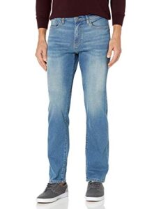amazon essentials men's straight-fit jean (previously goodthreads), light blue broken-in, 29w x 32l