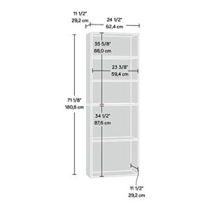 Sauder Beginnings 5-Shelf Bookcase, Summer Oak finish