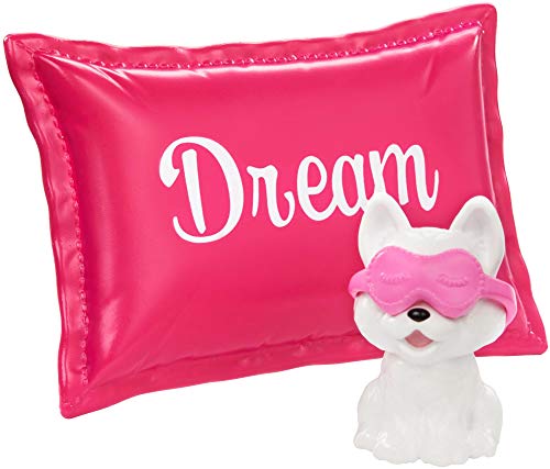 ​Barbie Relaxation Doll, Brunette, with Puppy and 8 Accessories, Including Pillow, Journal and Sleep Masks, Gift for Kids 3 to 7 Years Old