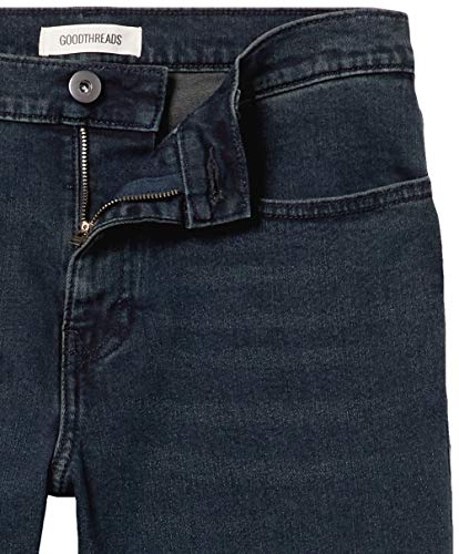 Amazon Essentials Men's Comfort Stretch Straight Slim-Fit Jean (Previously Goodthreads), Blue Black Vintage, 36W x 28L