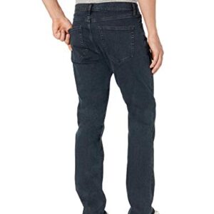Amazon Essentials Men's Comfort Stretch Straight Slim-Fit Jean (Previously Goodthreads), Blue Black Vintage, 36W x 28L