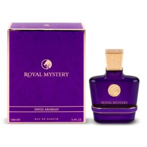 Swiss Arabian Royal Mystery - Luxury Products From Dubai - Long Lasting And Addictive Personal EDP Spray Fragrance - A Seductive, Signature Aroma - The Luxurious Scent Of Arabia - 3.4 Oz