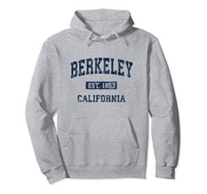 berkeley california ca vintage athletic sports design pullover hoodie