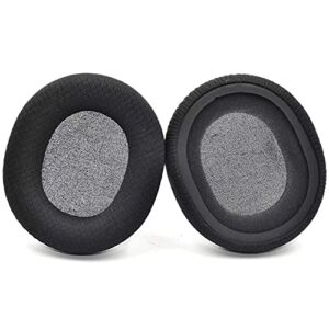 replacement black fabric ear pads cushion earmuffs for steelseries arctis 1 3 5 7 lossless wireless gaming headset headphone(earpads)
