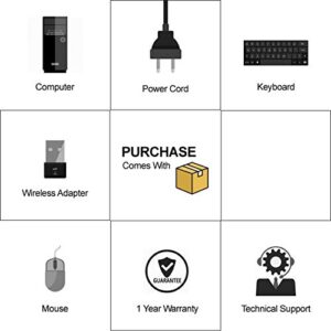 Fastest hp Desktop Business Tower Computer PC (Intel Ci5-4570, 16GB Ram, 2TB HDD + 120GB SSD, Wireless WiFi, Display Port, USB 3.0) Win 10 Pro (Renewed)