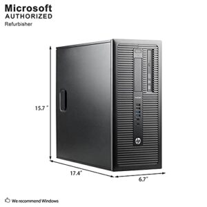 Fastest hp Desktop Business Tower Computer PC (Intel Ci5-4570, 16GB Ram, 2TB HDD + 120GB SSD, Wireless WiFi, Display Port, USB 3.0) Win 10 Pro (Renewed)