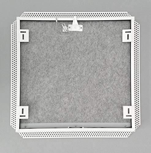 Access Door 6" X 6" Sound Rated Steel Access Panel Felt Covered Door for Concealed Wall/Ceiling Application with Slotted Lock - [Outer Dimensions: 7" Width X 7" Height]