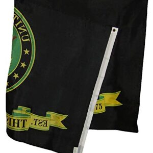 Trade Winds 3x5 U.S. Army Flag This We'll Defend Black Symbol II 150D Poly Flag 3'x5' F1860 Fade Resistant Premium