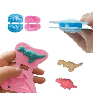 Ywong Dinosaur Dough Tool Kit Play Dough tools Set in Various Animal Molds for Creative Dough Cutting