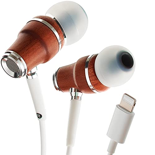 Symphonized iPhone Headphones Wired with Microphone & Volume Control [Apple MFi Certified] — 90% Noise Cancelling Earbuds iPhone, Ear phones Lightning — Earphones for iPhone 14/13/12/11/XR/XS/X/8/7/SE