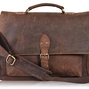 Brown | Vintage Messenger Bags For Office Use | Multiple Compartment | Travel Friendly | Durable | Made For Men And Women