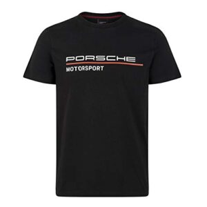 porsche motorsport men's black t-shirt (xl)